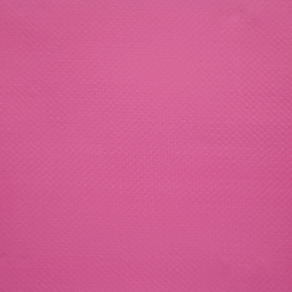 Picture of a sample of a pink 16 oz PVC-Coated Polyester Fabric 20×20