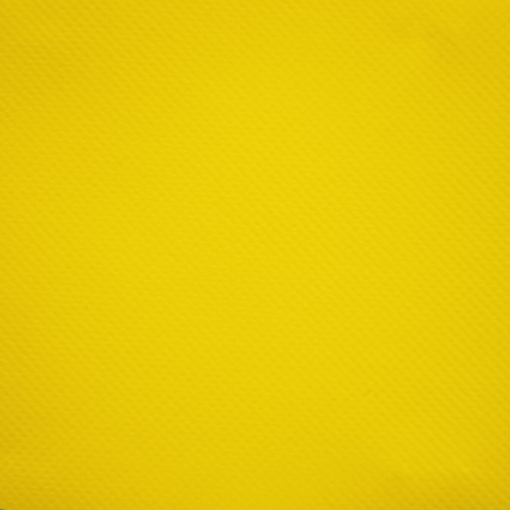 Picture of a sample of a yellow 16 oz PVC-Coated Polyester Fabric 20×20