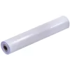 Picture of a roll of clear 18 oz Clear PVC-Coated Polyester Fabric 11×11