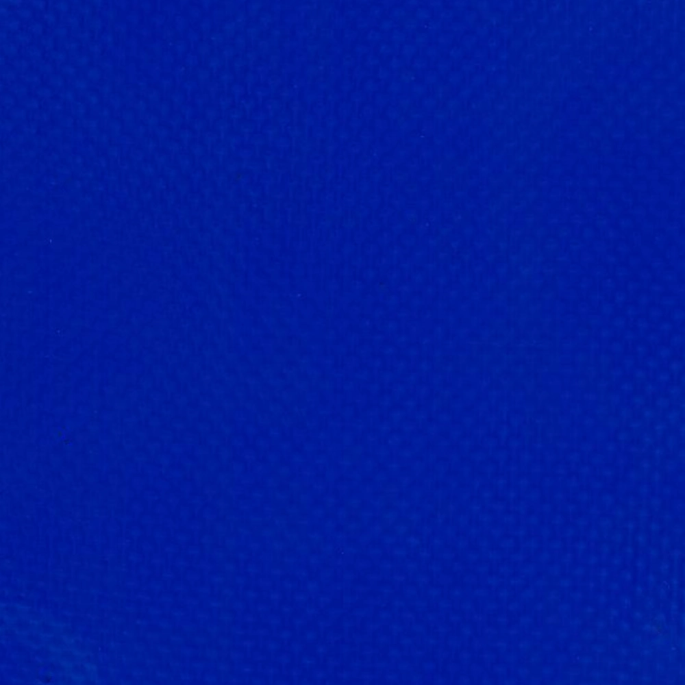 Picture of a sample of a royal blue 18 oz PVC-Coated Polyester Fabric 14×14