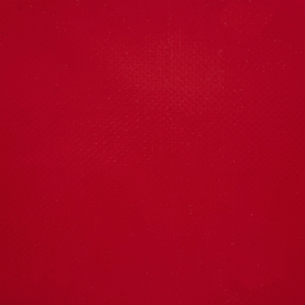 Picture of a sample of a red 18 oz PVC-Coated Polyester Fabric 20×20