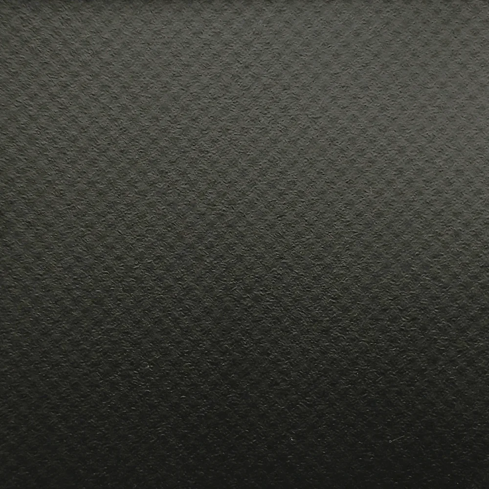 Picture of a sample of a black 38 oz PVC-Coated Polyester Fabric 14×14