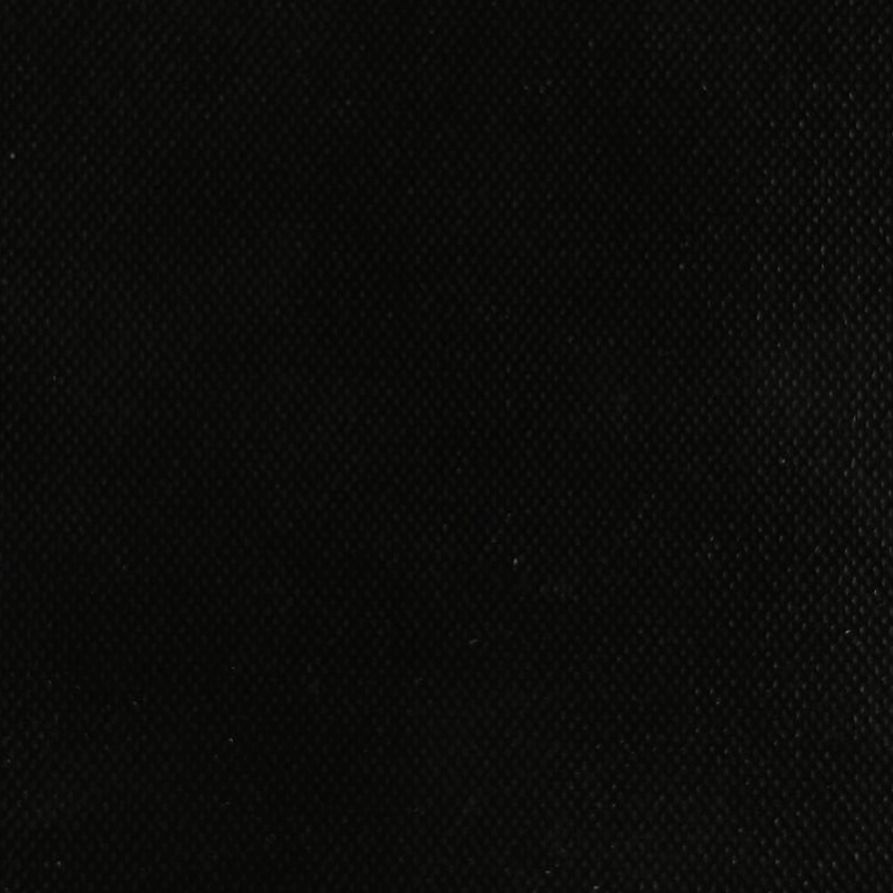 Picture of a sample of a black 8 oz PVC-Coated Polyester Fabric 34×28
