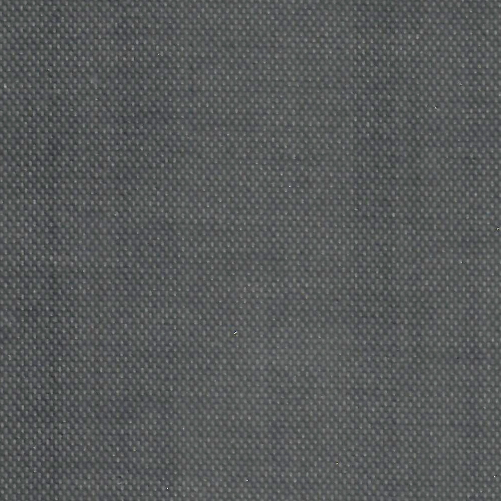 Picture of a sample of a dark gray 8 oz PVC-Coated Polyester Fabric 34×28