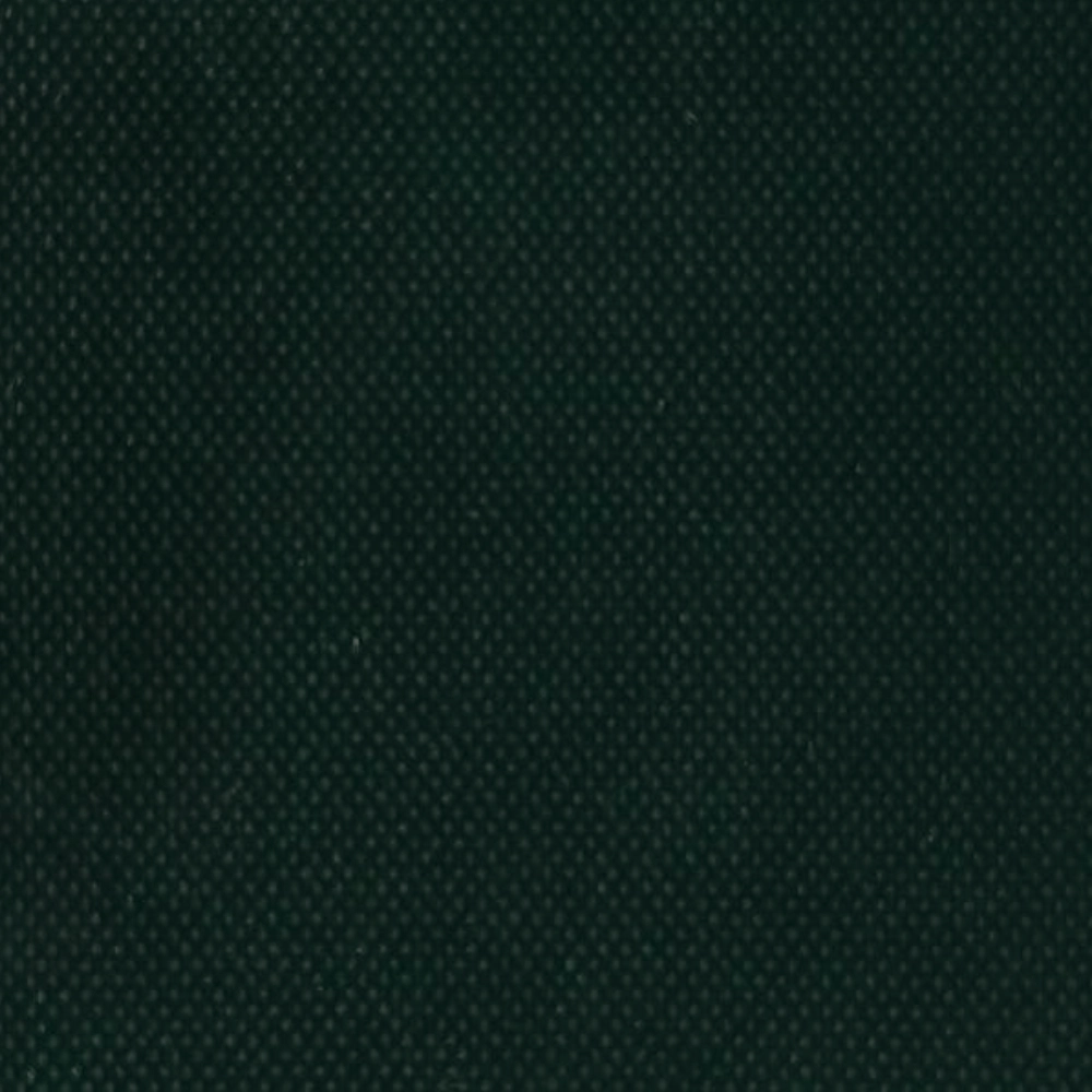 Picture of a sample of a dark green 8 oz PVC-Coated Polyester Fabric 34×28