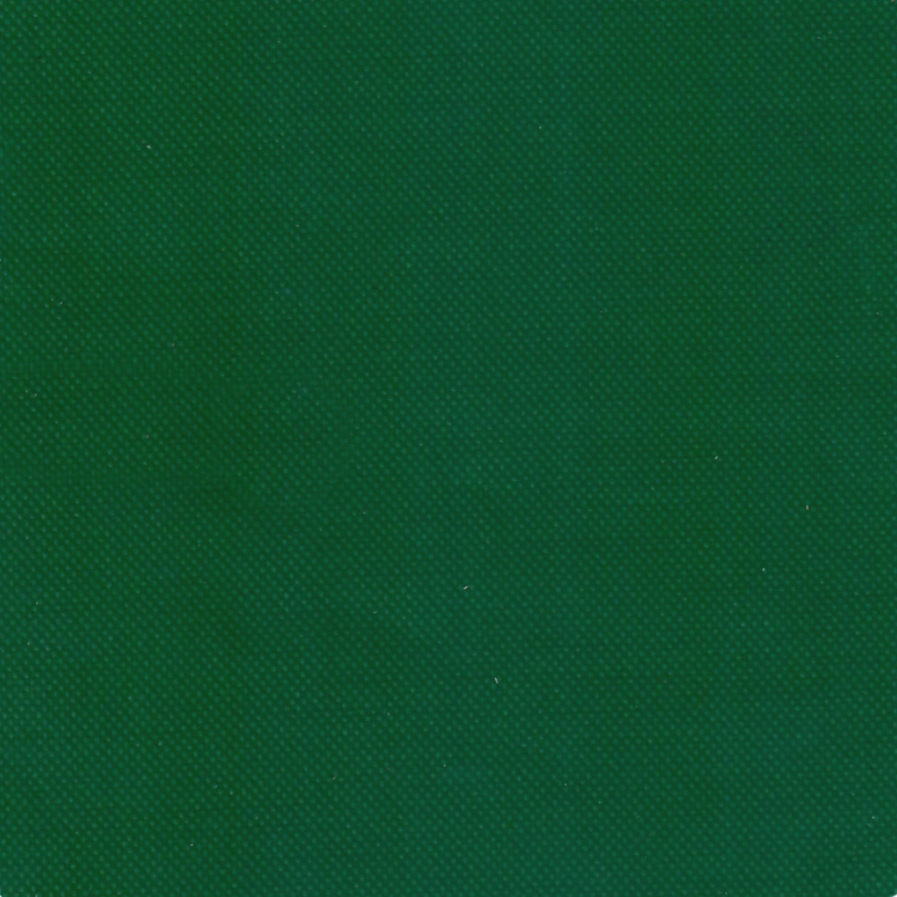 Picture of a sample of a forest green 8 oz PVC-Coated Polyester Fabric 34×28