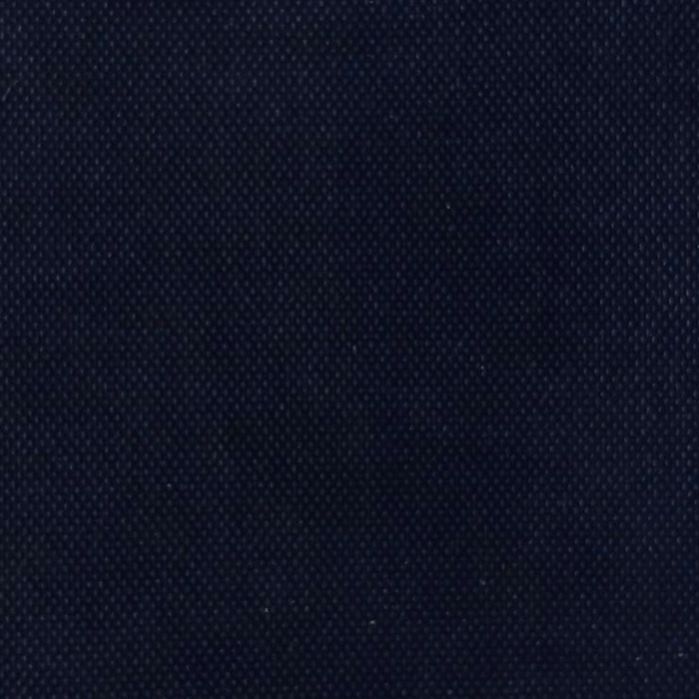 Picture of a sample of a navy blue 8 oz PVC-Coated Polyester Fabric 34×28