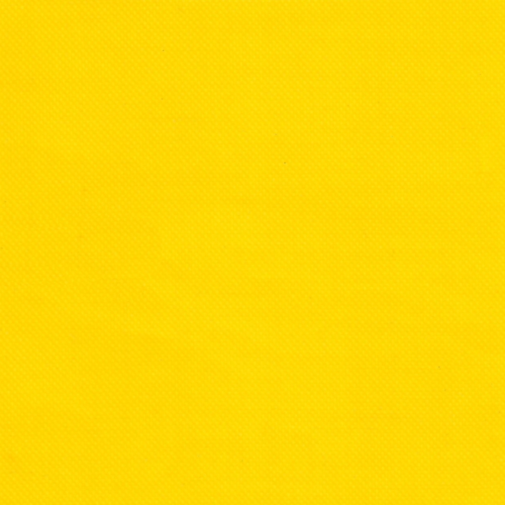 Picture of a sample of a yellow 8 oz PVC-Coated Polyester Fabric 34×28
